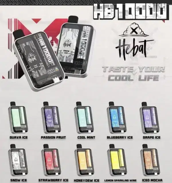 Hebat 10000 puffs喜貝一次性拋棄式